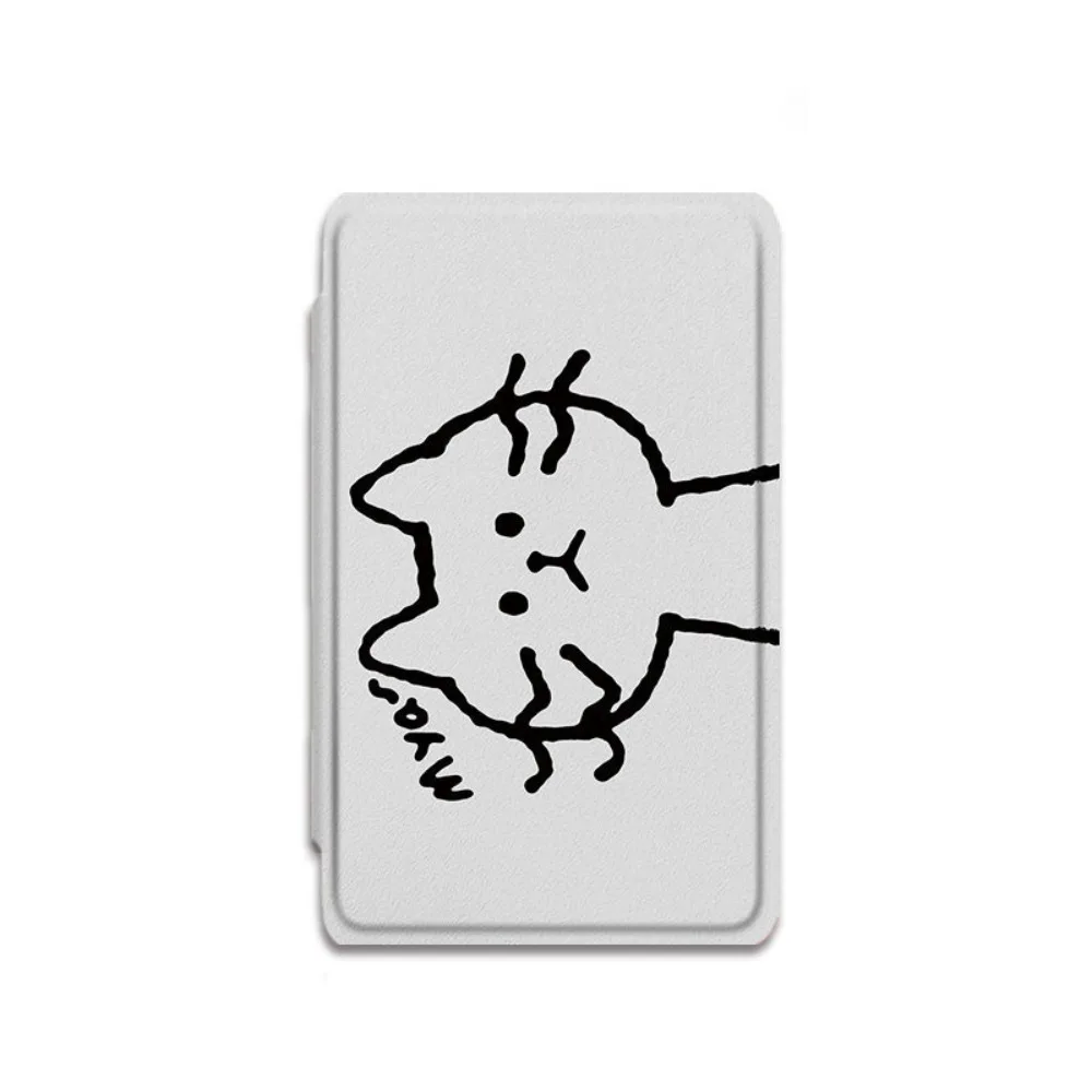Premium Cute Kitty Magnetic Case Shockproof Anti-fall Protective Cover Anti Scratch Leather Folio Shell for XTEINK X4/X3