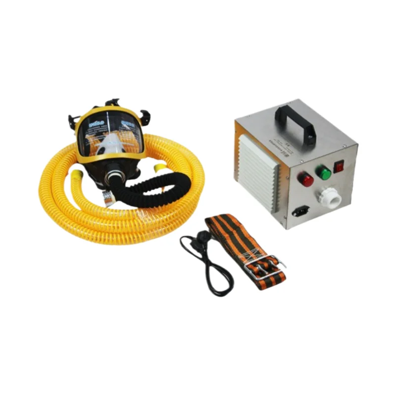 220V Single and Double Electric Air Supply Long Tube Respirator Multi-person Forced Air Respirator Fire Rescue Equipment