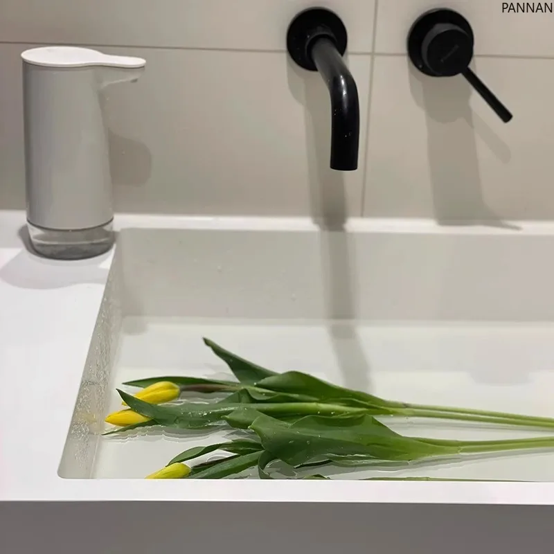 Corian integrated basin bathroom minimalist basin cabinet washbasin enlarged and deepened washbasin
