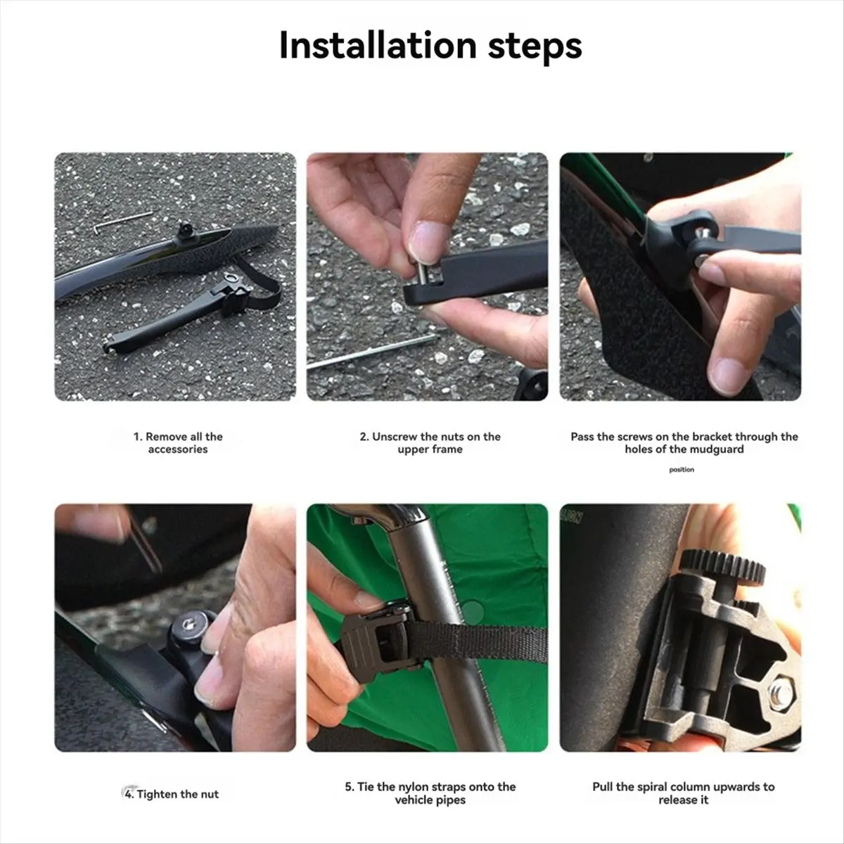 goodDT Road Bike Two-Stage Angle Adjustment Mudguard Rear Mudguard Bike Wings Mud Guard Bicycle Part