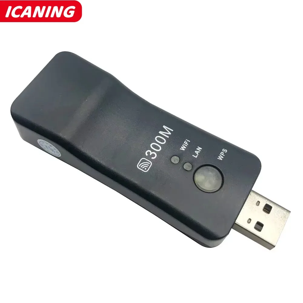 300Mbps ワイヤレス USB スマート TV Wifi リピーター Samsung Sony LG TV アダプター TV スティックユニバーサルイーサネットネットワークリピーター