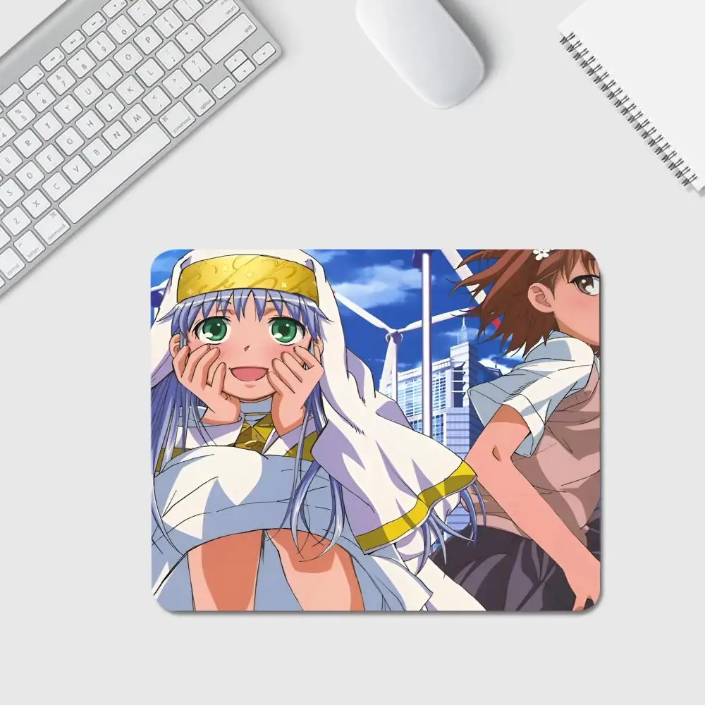 Anime A Certain Magical Index Mouse Pad Anime Game Mouse Pad High Quality Small Desk Pad Rubber Laptop Desk Pad