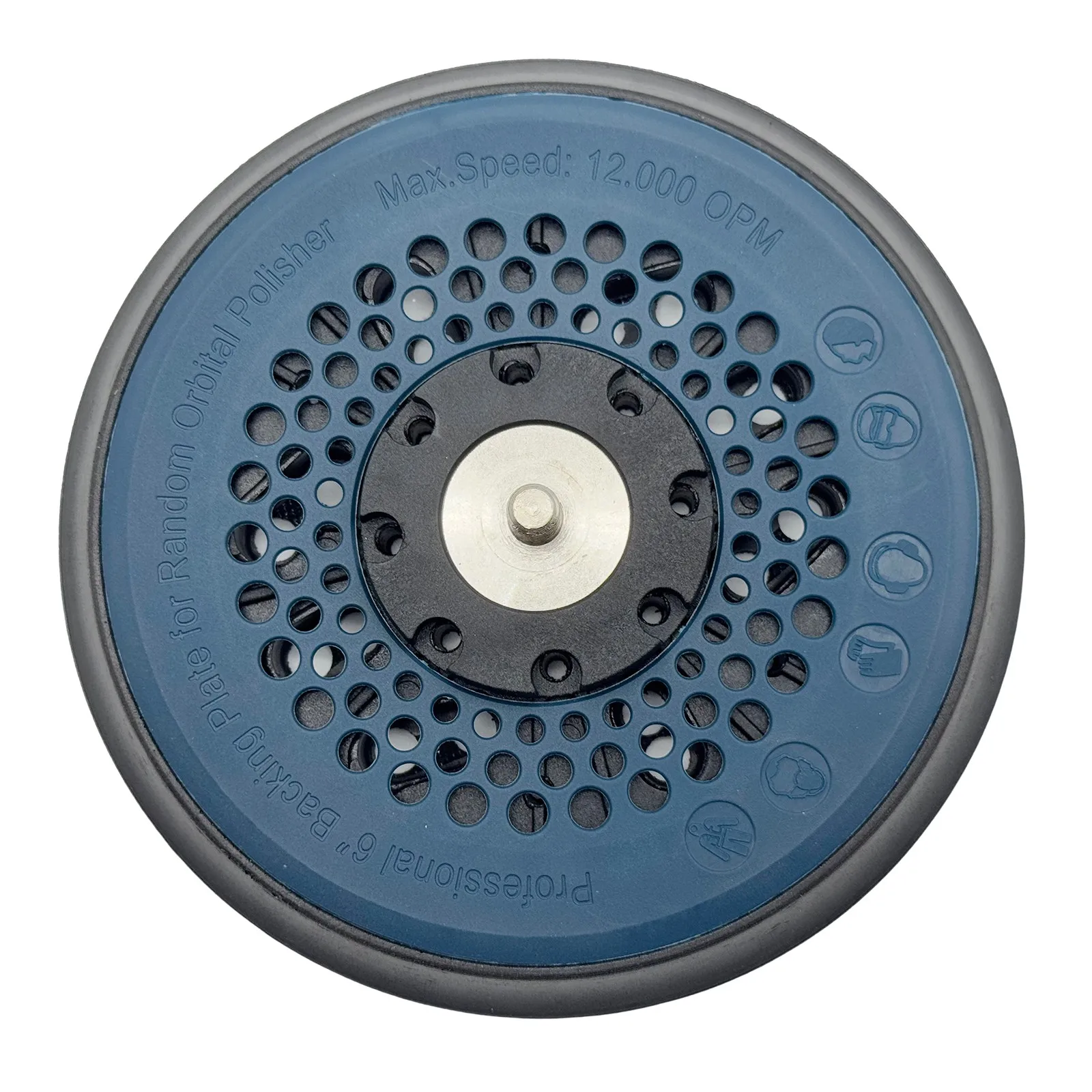 6 Zoll 49-Loch-Stützteller Polierscheibe Klett-Schleifplatte