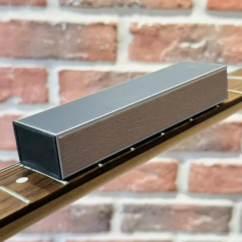 Guitar Fret Leveling Beam Self-Adhesive Sanding Tool with Sandpaper Professional Luthier's Repair Kit Fretboard Care Polishing