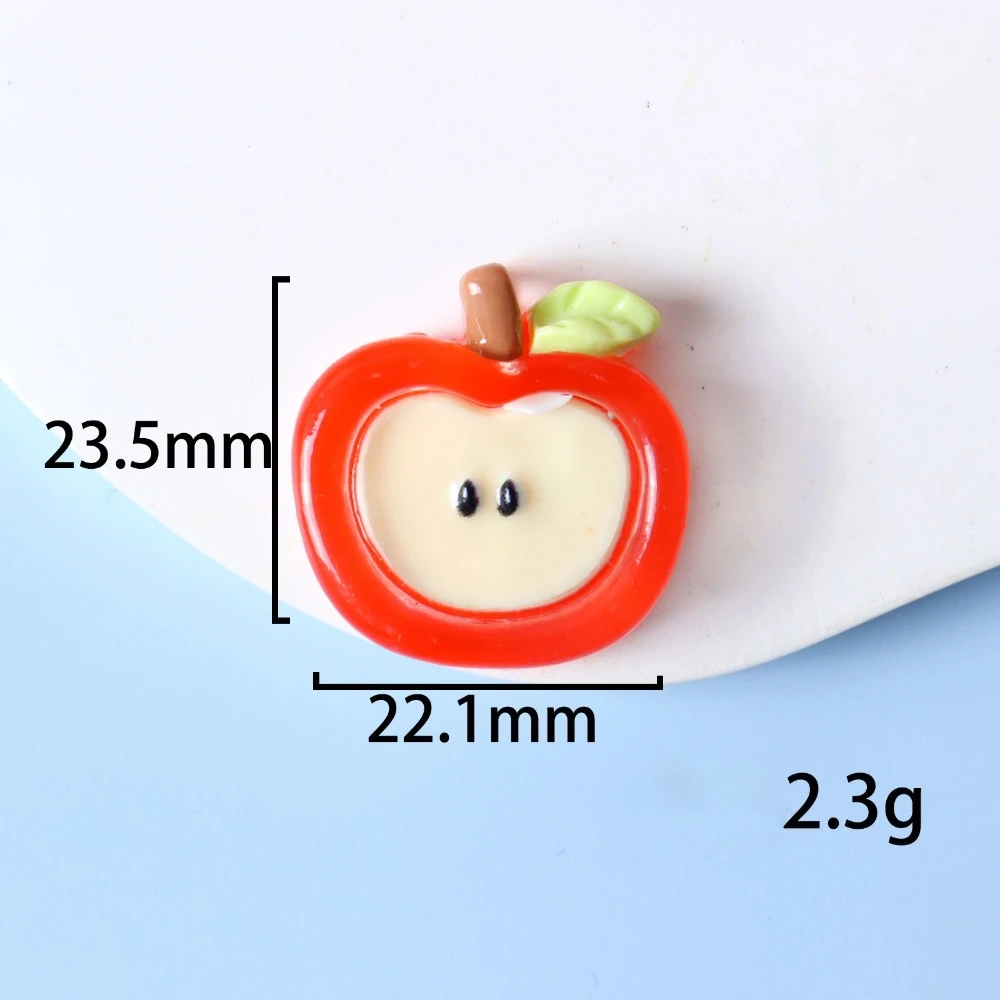 10/20/30Pcs Cute Cartoon Black Seed Fruit Flatback Resin Charms DIY Bracelet Hairpin Cabochon Decoration Accessories