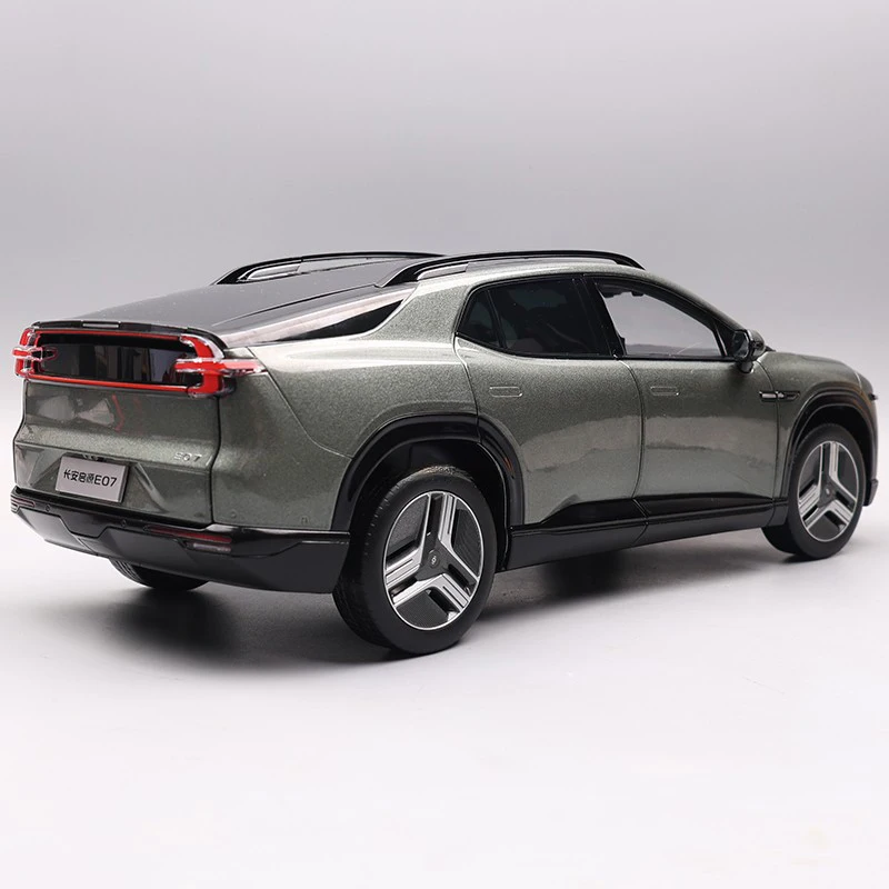 CCAG Chang'an Origin Auto NEVO E07 Alloy Car Model, Tabletop Decoration, Micromodels, Collection Display, Gift, Cyan, 1:18