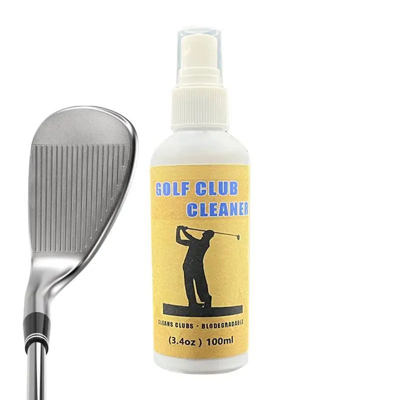 Golf Club Polish 100ml Golf Clubs Stain Remover Liquid Portable On-Course Golf Club Accessories For Cleaning Drivers Putters