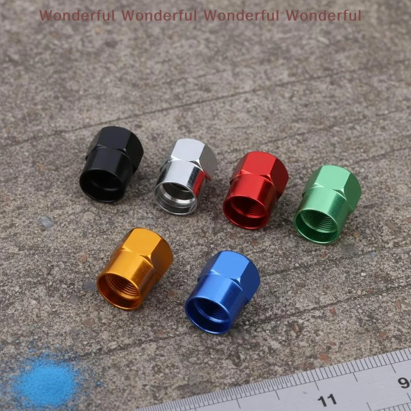 

5.Aluminum Alloy Universal Car Tire Valve Cover Set, 8 PCs Dustproof Stem Caps for Cars, Trucks, Motorcycles, Bicycles