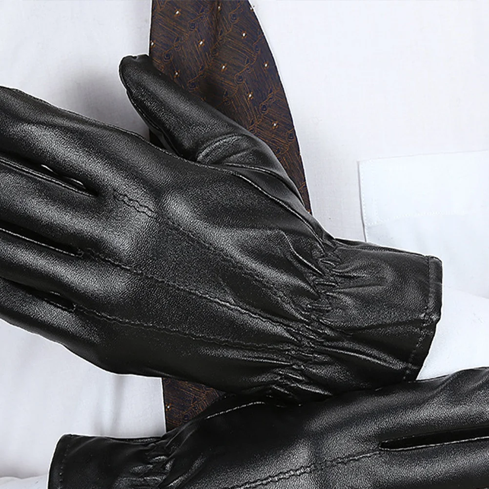 قفازات متينة مضادة للكهرباء الساكنة من البولي يوريثان لحماية الرياضات الشتوية باللون الأسود للتزلج والمشي لمسافات طويلة والتسلق قفازات شتوية مريحة من البولي يوريثان #1