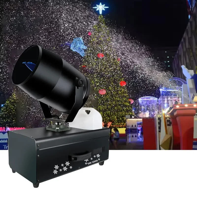 

Manufacturer 2000W Moving Head Snow Machine New Design Snow Machine Stage Special Effect for Christmas Party DJ