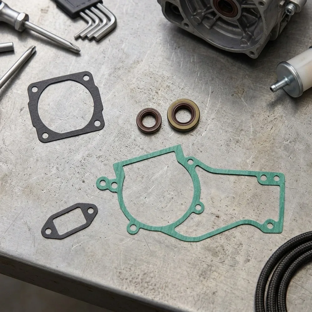 028 KET Oil Set SE 1118 007 1050 with 3 Gasket and 2 Oil Seal for Enhanced Lubrication and Equipment Longevity