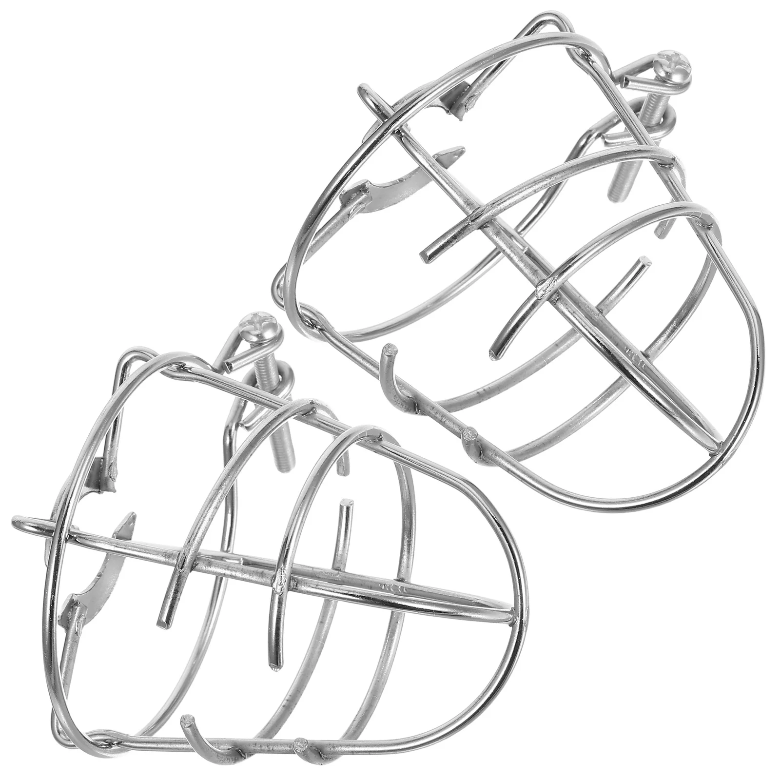 

2pcs Head Cover: Metal Fire Sprinkler Protector Cage For Ceiling Wall Mount Universal Sprinkler Splash Shield Guard Pipe Fitting