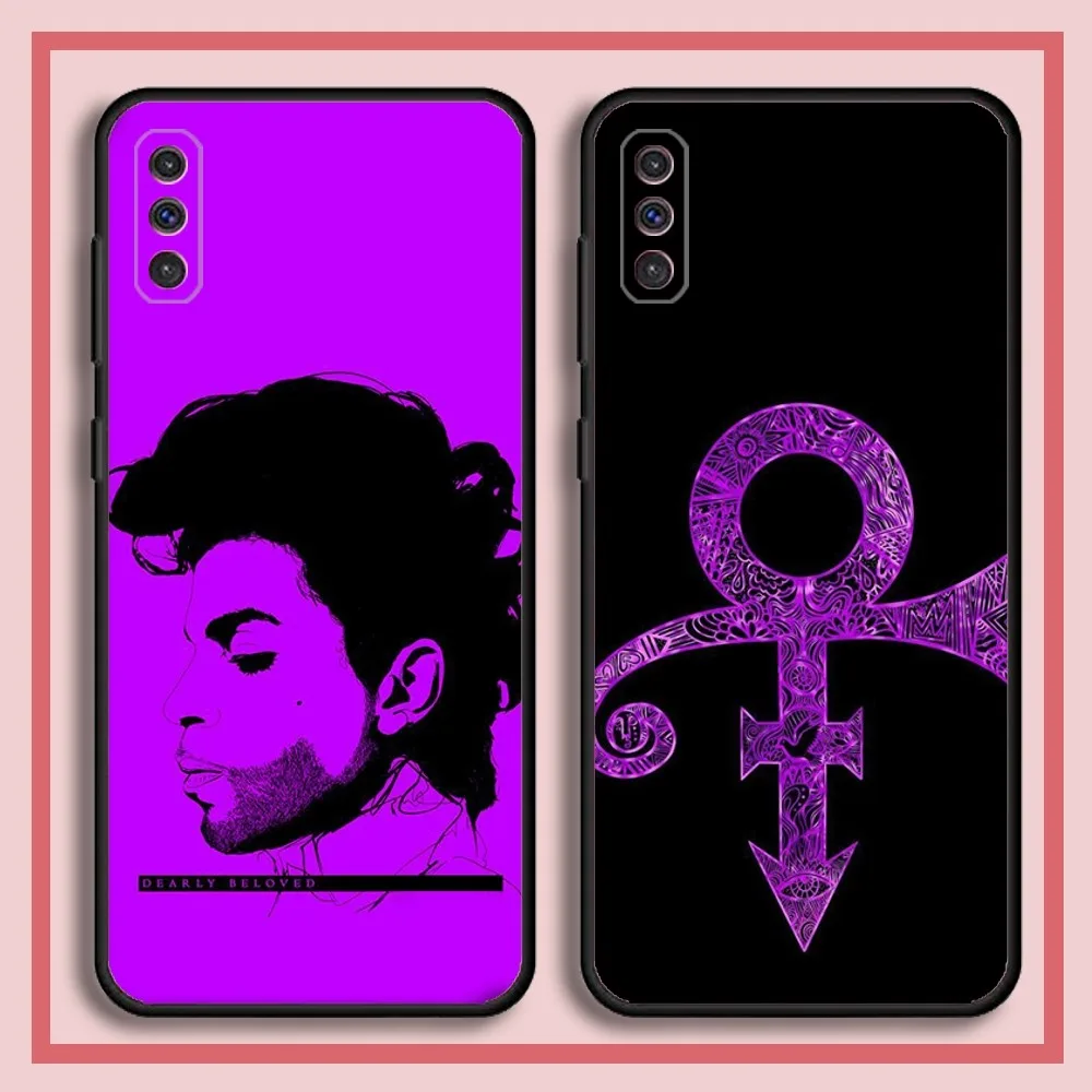 Prince Rogers Nelson Pop singer Phone Case For Samsung S23,23,22,30,21,10,9,Note20 Ultra,Lite,Ultra,5G,Plus,FE,Black Soft Case