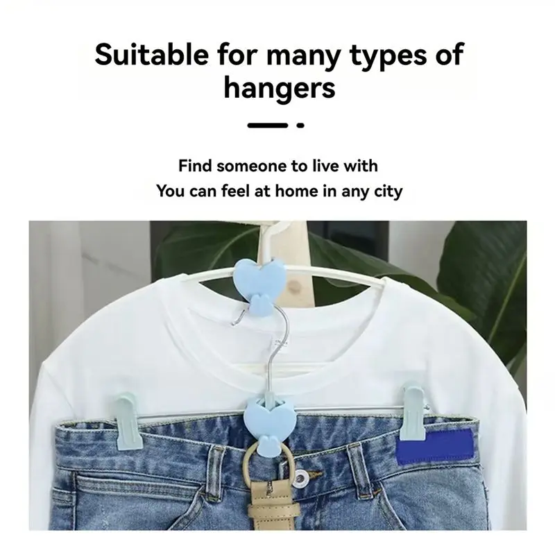 Picture 3: A84X-36Pcs Love Hanger Hook Hanger Hook Thickened Storage Space-Saving Multi-Layer Hook Hanger Hook In Series