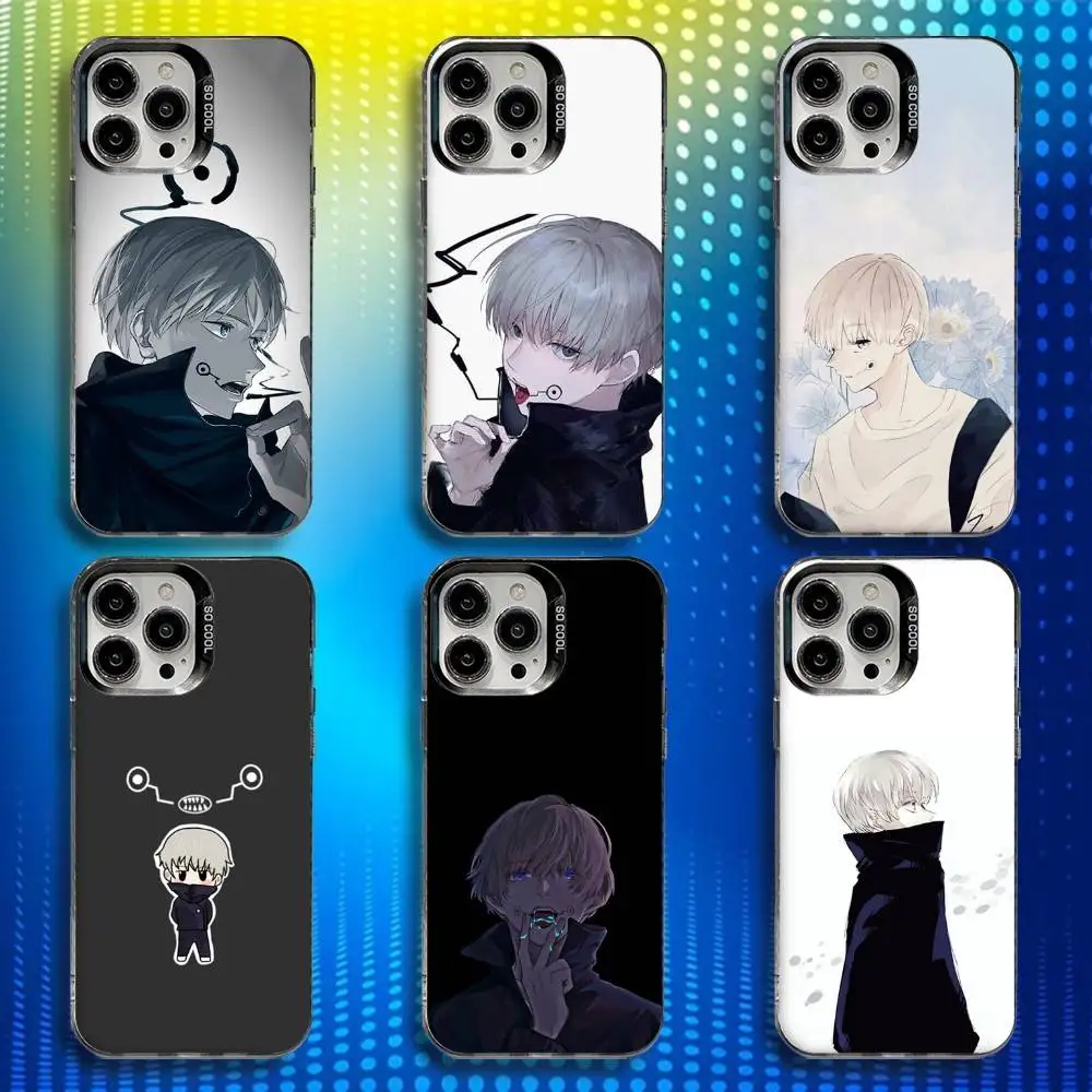 

Anime T-Toge Inumaki Phone Case For iPhone 16,15,14,13,12,11,Mini,Pro,SE,MAX White Matte Shockproof Cover