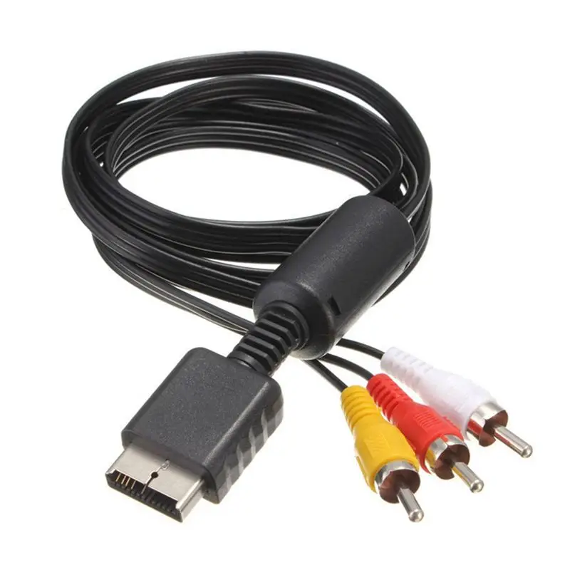 2026 جديد 1.8 متر HDTV AV كابل الصوت والفيديو كابلات الصوت والفيديو لسوني بلاي ستيشن 2 3 PS2 PS3 AV A/V سلك كابل مكون #5
