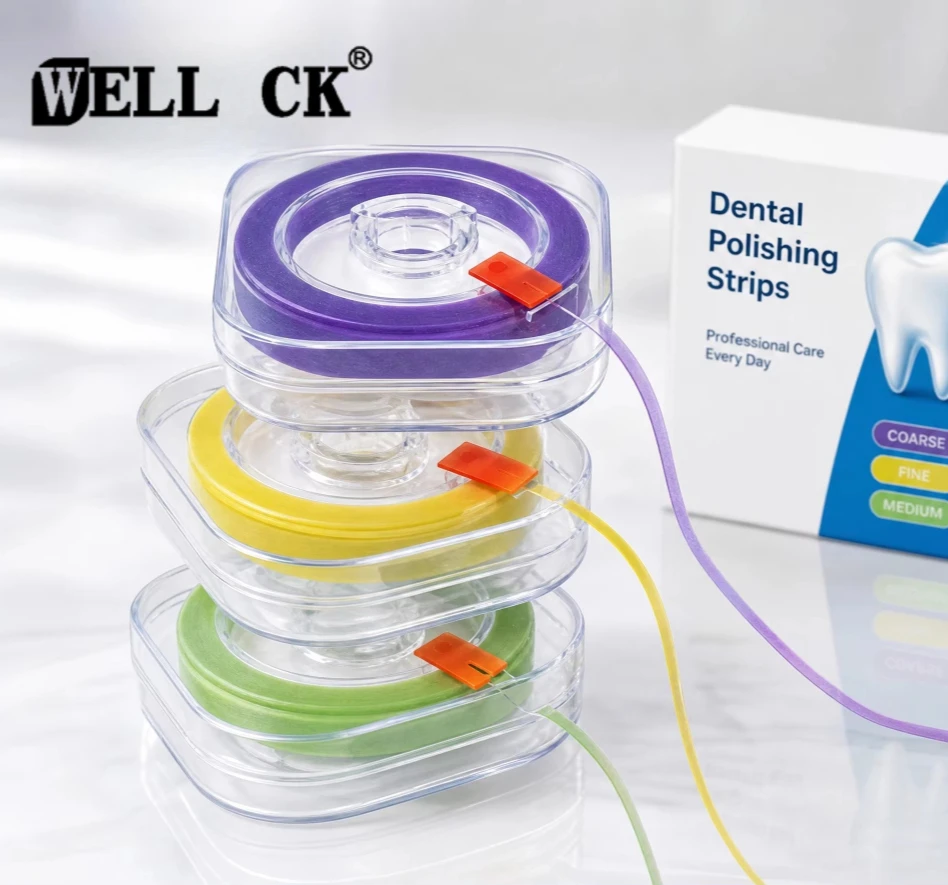 1Pcs Portable Dental Polishing Strips 20/30/50um Multifunctional Colored Rolled Molar Strips Tooth Interdental Sanding Surface