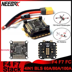F405 F722 F7 Flight Controller FC 60A 80A 100A STACK Dshot ESC 3-8S SURPORT BetaFlight/INAV for MARK4 FPV Freestyle Drone Plane