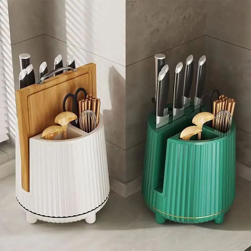 Multifunktion Ale Haushalts Küche Lager Regal Dreh Messer Schneide Brett Besteck Aufbewahrung Halter Organizer Küchen Zubehör