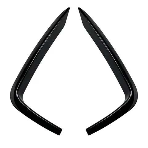 Front Side Canard Air Vent Cover Fog Lamp Spoiler Trim ​For BMW 2 Series F22 F23 218d 218i 220i 225d M235i M Sport 2014-2021