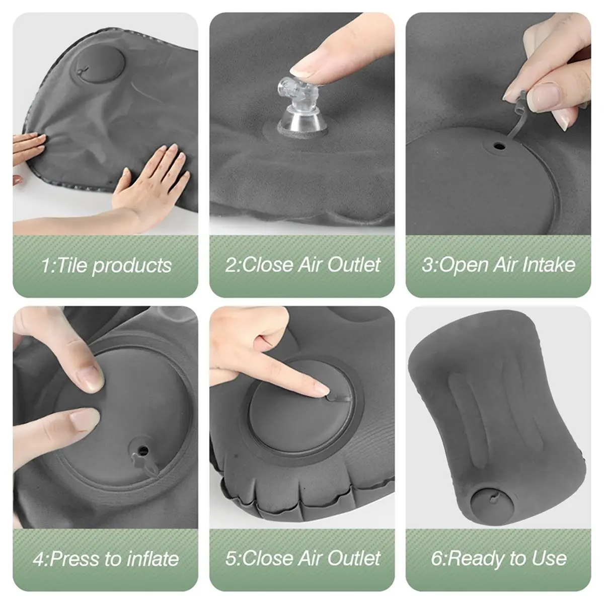 Inflatable Seat Cushion, Dirt and Heat Insulation, Cold Insulation, Height 3.9 Inches, Height Increasing Seat Cushion