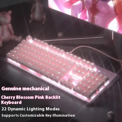 honte-snow-moon-girl-pink-mechanical-keyboard-with-104-wired-keys-blue-axis-red-axis-e-sports-games-cute-girls-suitable-keyboard