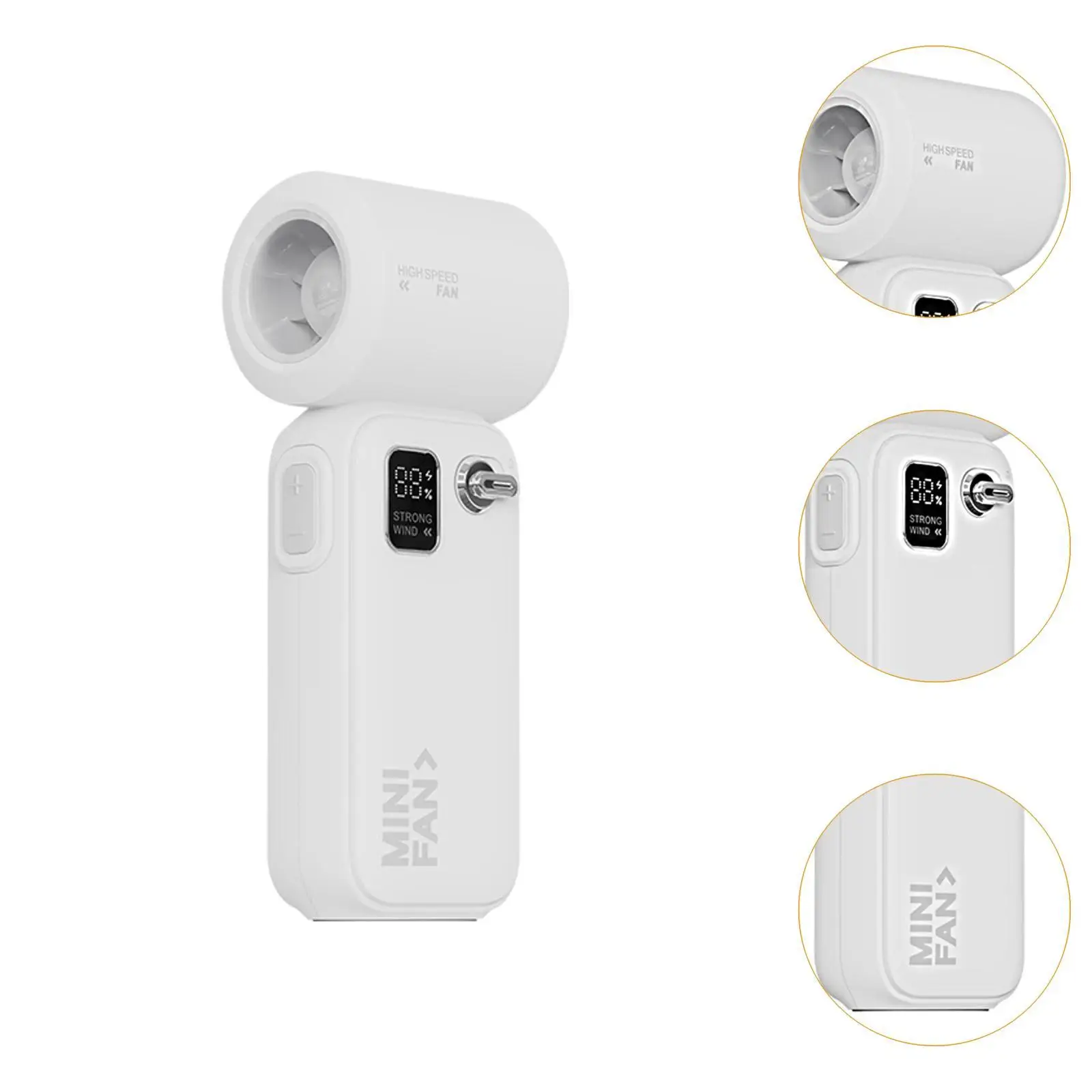 ターボハンドファン速度調整可能ポータブル充電式ハンドヘルドポケットミニ女性男性旅行女の子屋内キャンプ