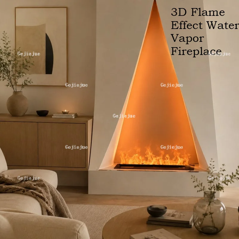 Indoor Luxury Water Vapor Electric Fireplace Decorative Fireplace with Mist Flame Effect Fireplace Mist Technology Firebox