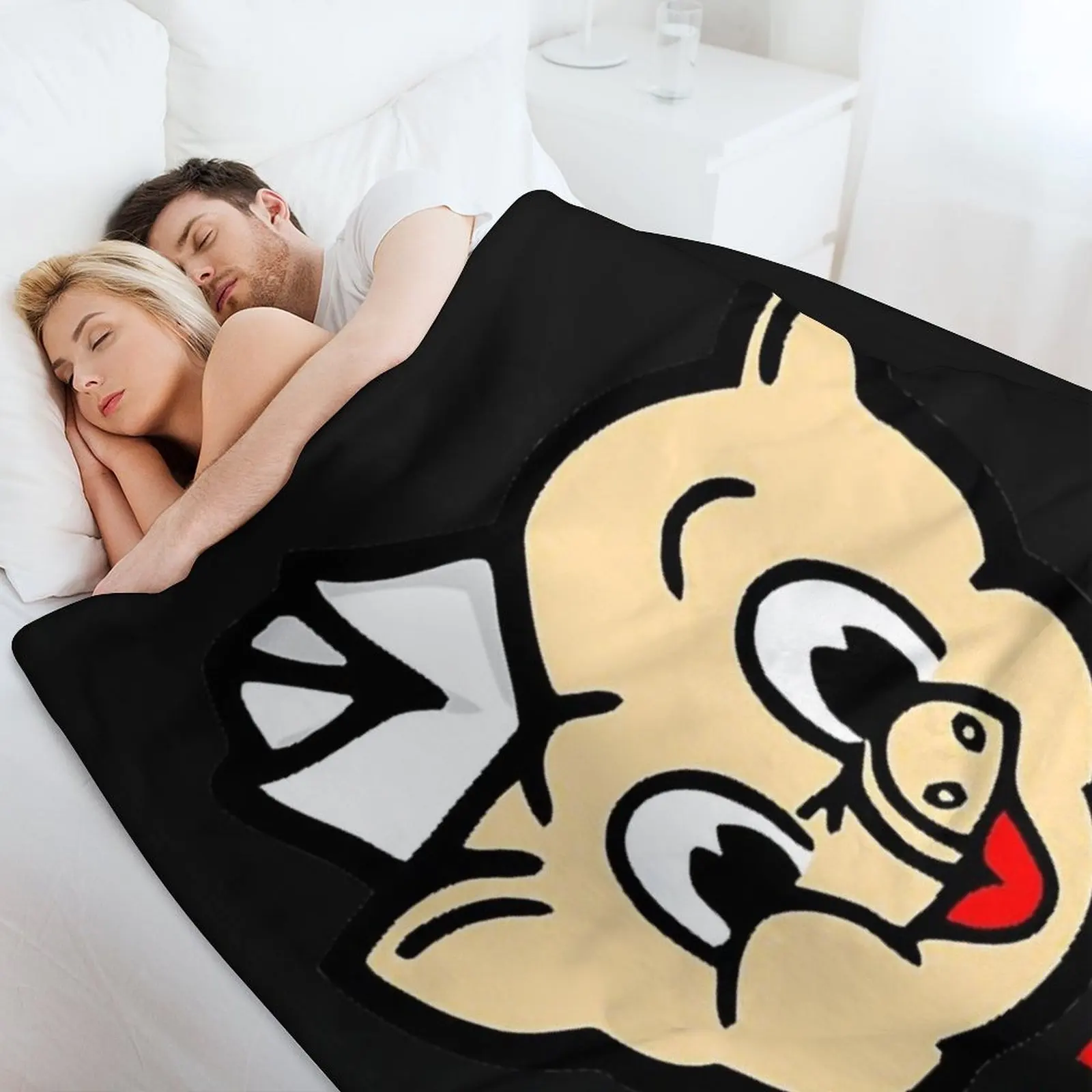 피글리 위글리 클래식 티셔츠 장식용 소파용 얇은 빈티지 웬즈데이 담요