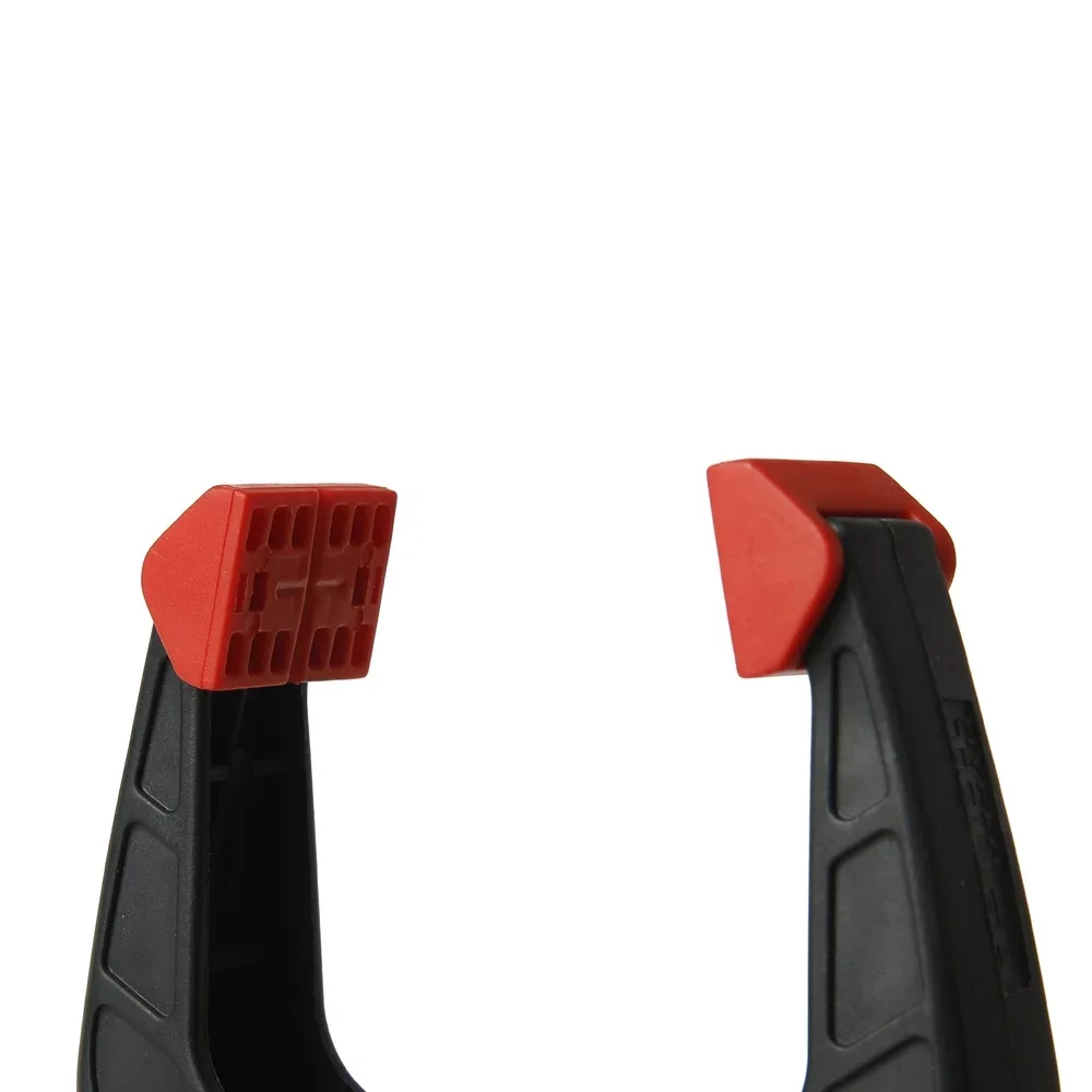 Abrazadera de resorte ligera de 2 pulgadas, paquete de 8 mangos ergonómicos, resina resistente, operación de una sola mano, agarre giratorio, Ideal manualidades DIY