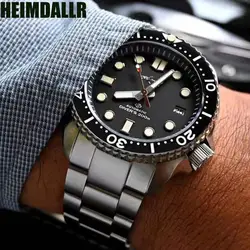 Heimdallr Shark 007 Men's Watch C3 Luminous Dial Sapphire Diver NH35A Automatic Movement Mechanical Men's Wristwatch SKX007