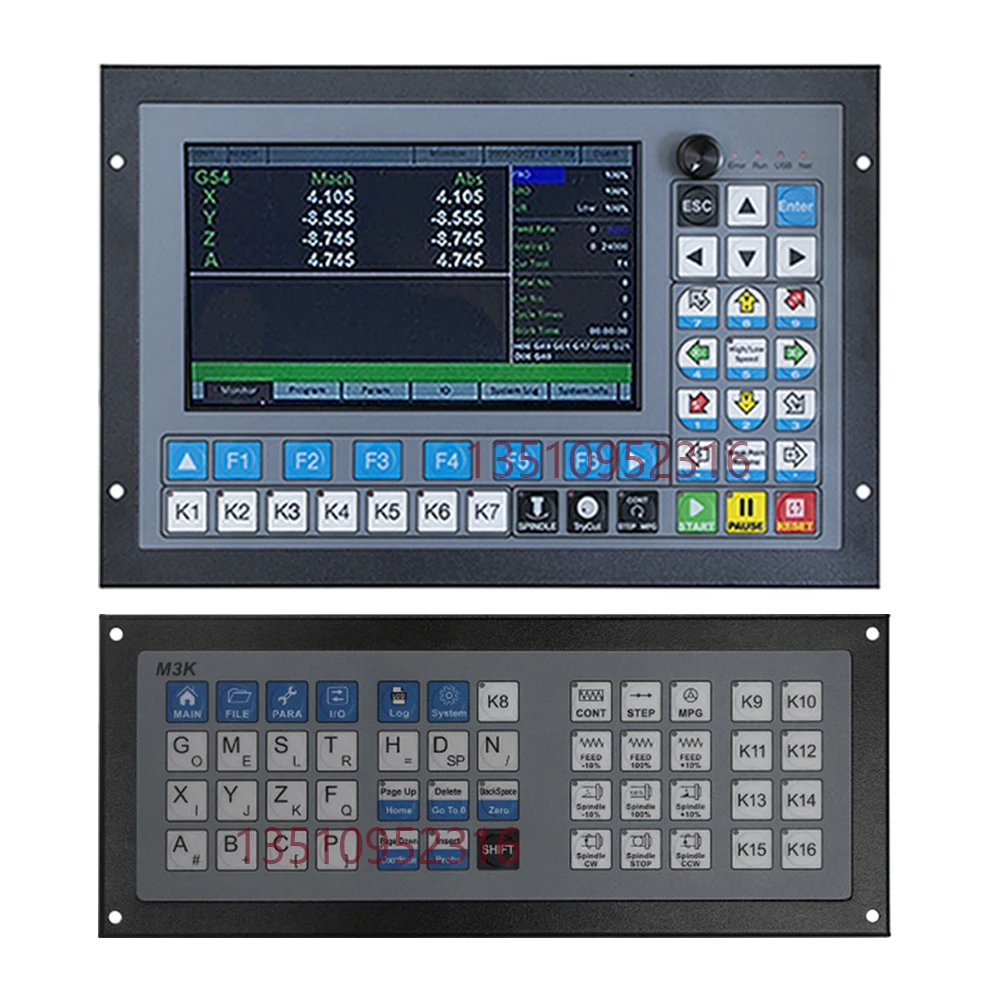 Ddcs-expert New Upgrade 3axis/4axis/5axis Cnc Offline, Independent Motion Controller With M3k Keyboard