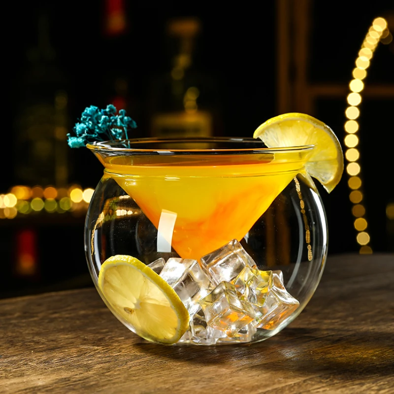 

Crystal Cocktail Glass Cup, European Style, Creative Wine Glass, Simple, Kitchen, Household, Bar Set, Special Drink Cup