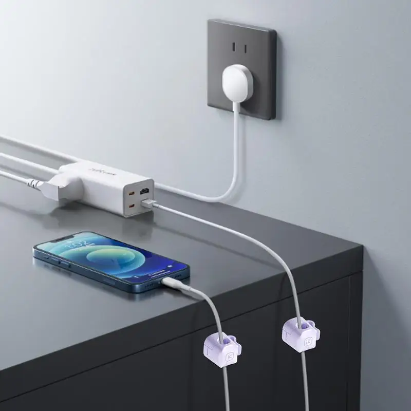 Adhesive Cable Clips efficient workflow Cable Organizer Clips Wire Winder Holder Earphone Mouse Cord Clip USB Cable Wire Manager