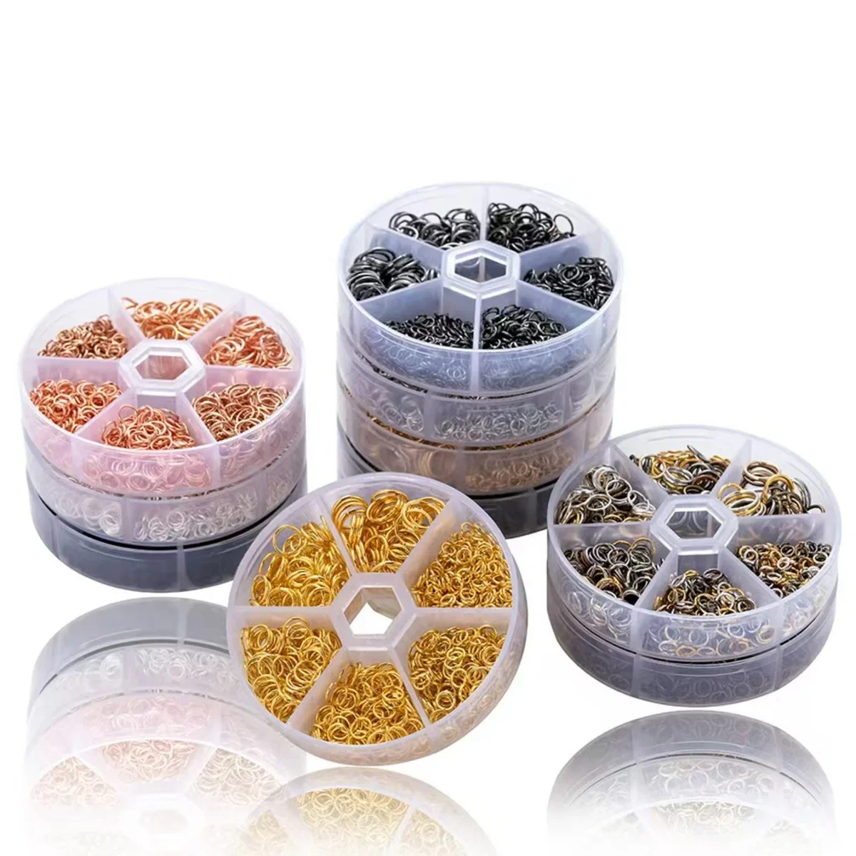 Stainless Steel Open Jump Rings & Split Rings Connectors Set ✨ Multi-Size 4/6/8/10mm DIY Jewelry Making Supplies