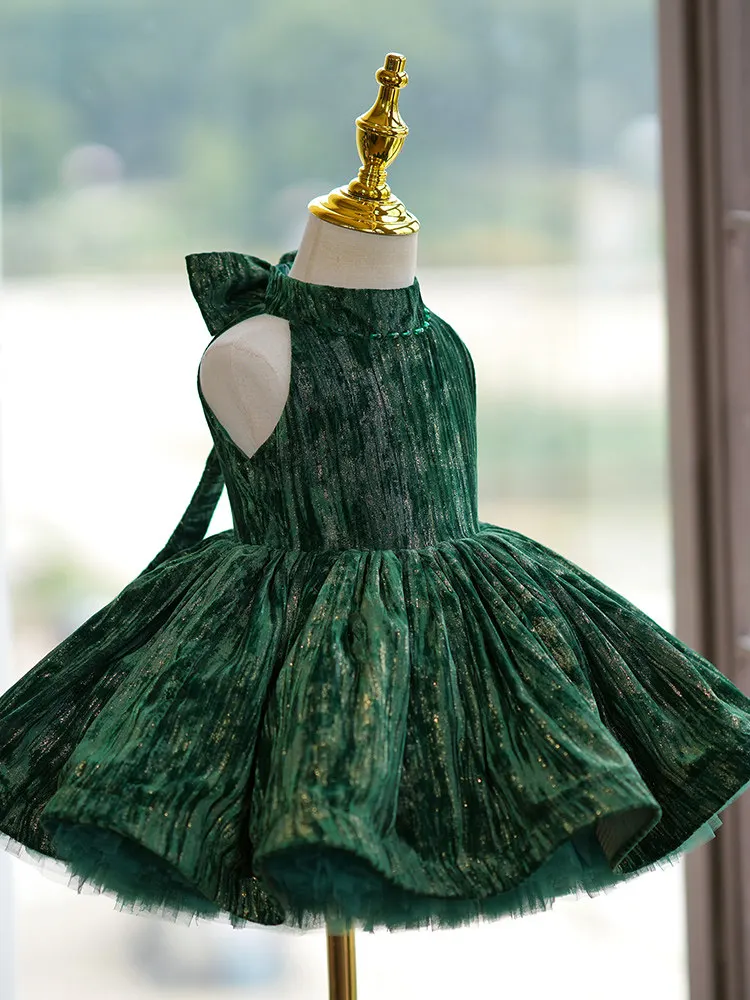 Children's Evening Gown Princ Skirt Lightweight Luxury High-End Host Girl's Faion ow Performance Costume فساتين بنات