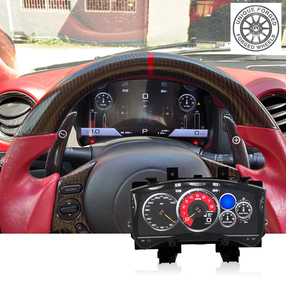 

Цифровая приборная панель Foforfor LCD для GTR 2009-2017: виртуальный кластер приборов с одометром и Carplay