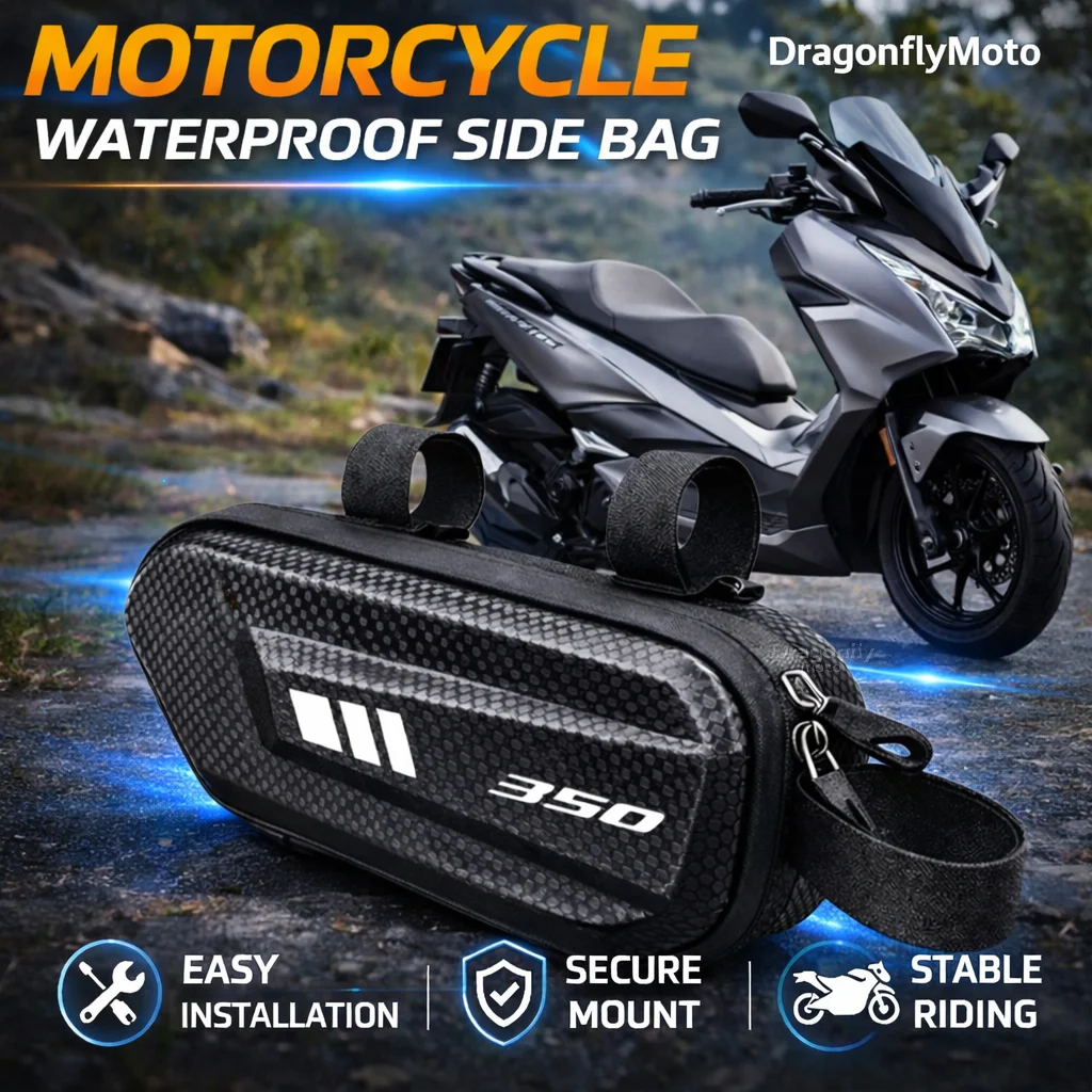 

Большая вместительная боковая сумка для мотоцикла Honda Forza 350 ADV 350 ADV350 Forza350, водонепроницаемая многофункциональная сумка для хранения вещей