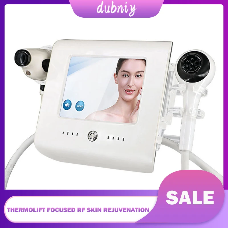 

2 In 1 Thermo Face Lift RF and Thermal Vacuum Cooling System Face Body Tightening Acne Wrinkles Anti Aging Beauty Machine