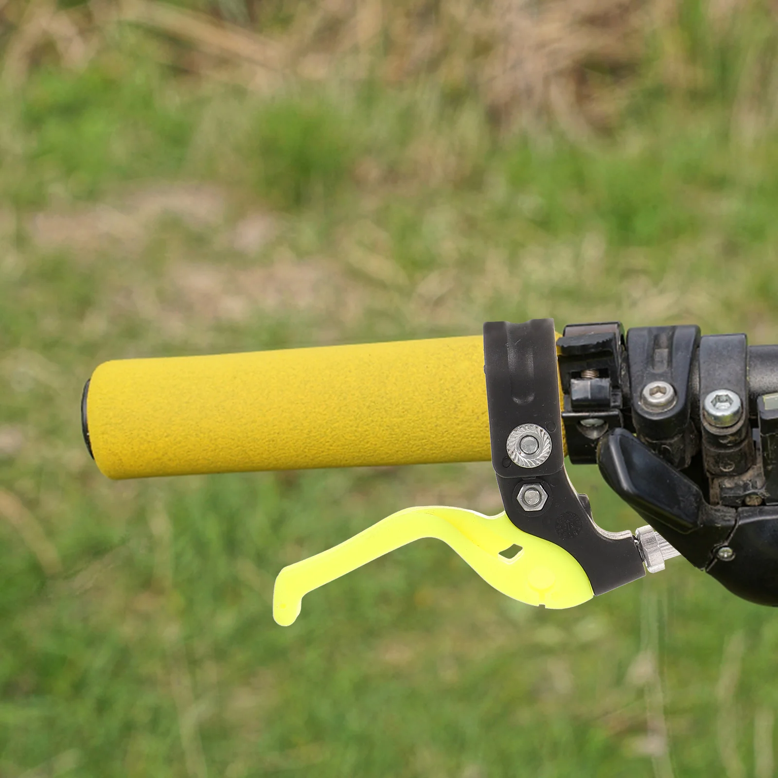 

Brake Bar Three-finger Handle Kids Bike Lever Bicycle Levers Yellow with Cable Child