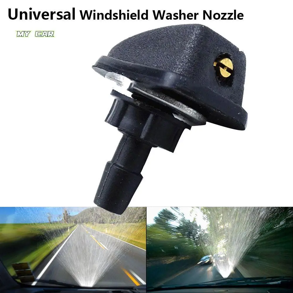 

Universal Wiper Water Spray Jets Fan Shaped Exterior Accessories Windshield Washer Nozzle Car Accessories Washer Jet