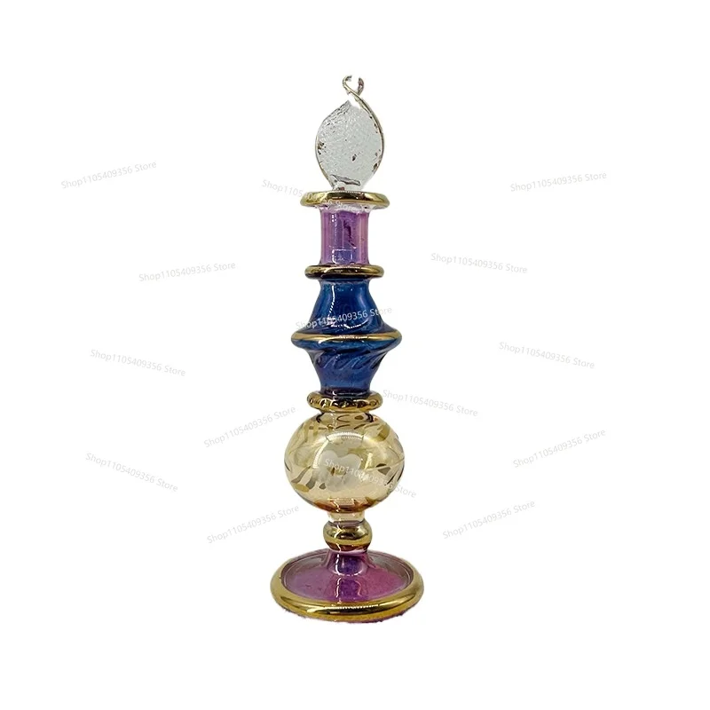 Nouvelle bouteille de parfum de 8 cm, essence de parfum colorée, décoration en verre, souvenir de voyage, cadeau