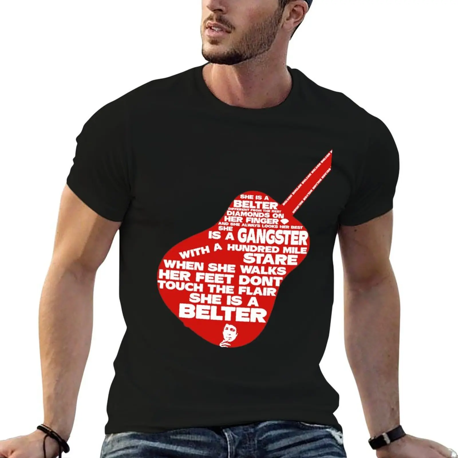 

Gerry Cinnamon Belter T-Shirt man t shirt luxury cotton tshirt 100% T-Shirt