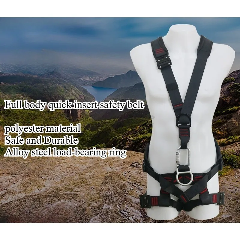 Climbing Safety Belt High-altitude Operation Anti Fall Safety Belt Rescue Protection Full Body Safety Belt
