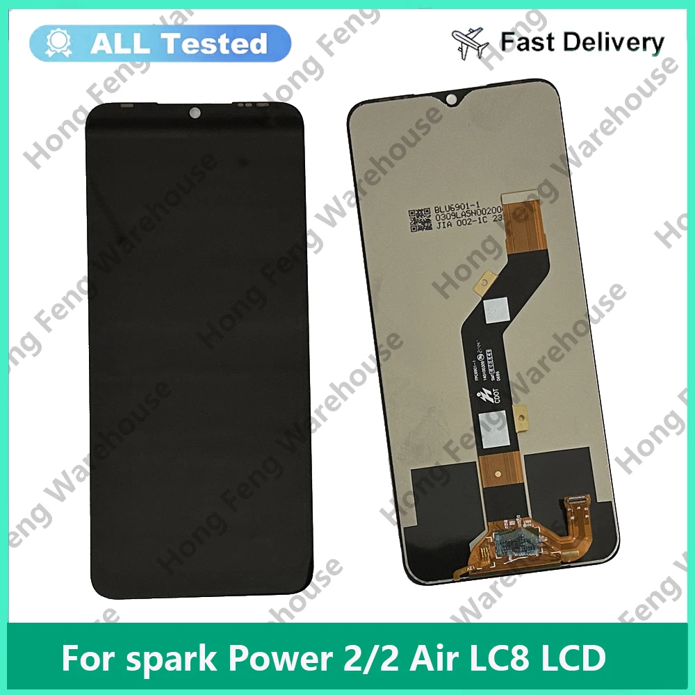 

For Tecno Spark Power 2 LCD Display With Touch Screen Digitizer LCD Assembly For Spark Power 2 Air LC8 Sensor