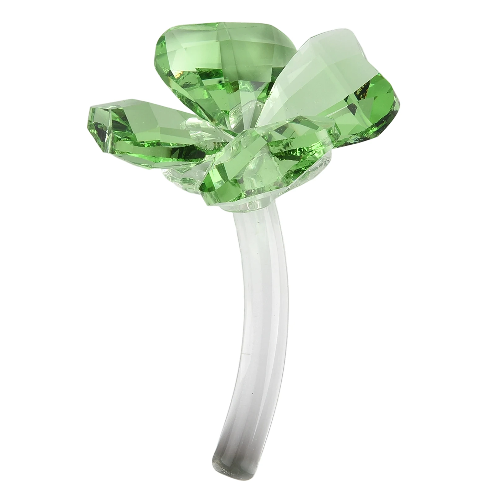 Everyday Display Four-Leaf Clover Elegant Ornament Exquisite Craftsmanship Decoration 84 Grams Versatile Decor Compact Size