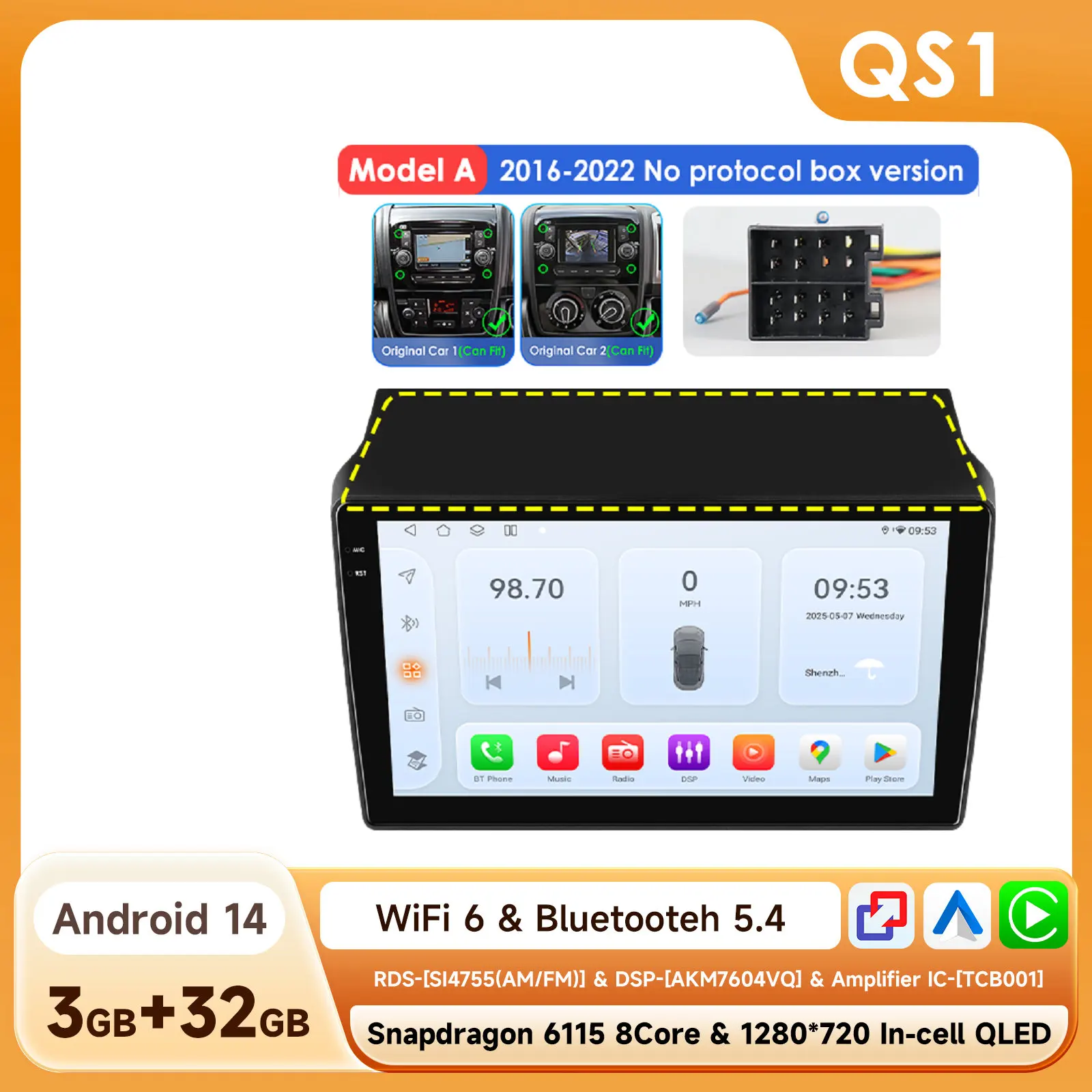 Qualcomm 8 Core 360 ° Camera CarPlay Android Auto 2 Din Autoradio Voor Fiat Ducato 3 Citroen Jumper 2 Voor Peugeot Boxer 2 2016-2020