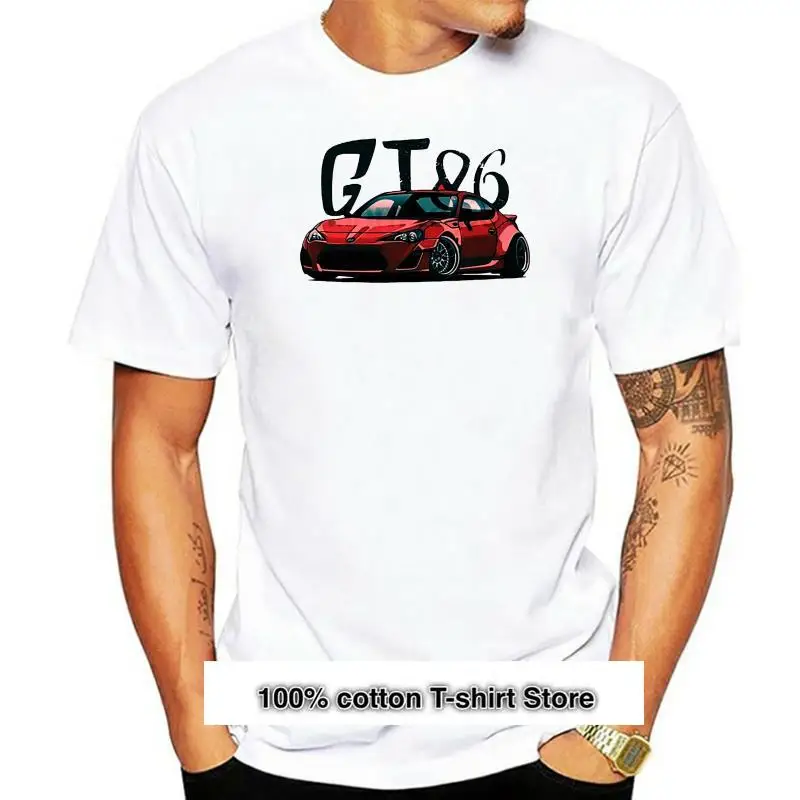 Camiseta de moda Retro para hombre, camisa con diseño de coche F36, Tops geniales, camisetas Hipster gt86 de manga corta