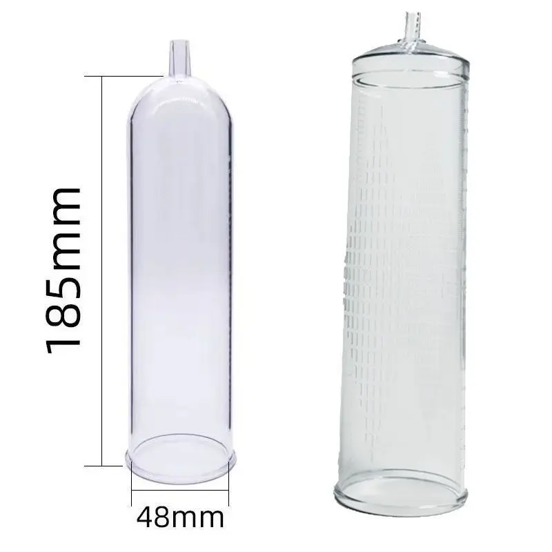 Accessories for Penis Pump Cylinder Flask Part Replacement for Dick Extender Enhancer Stretcher Vacuum Pumps Sex Toys Men