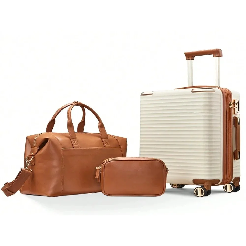 

Легкая расширяемая ручная кладь — вращающиеся колеса с твердым корпусом на 360° для всех сценариев путешествий